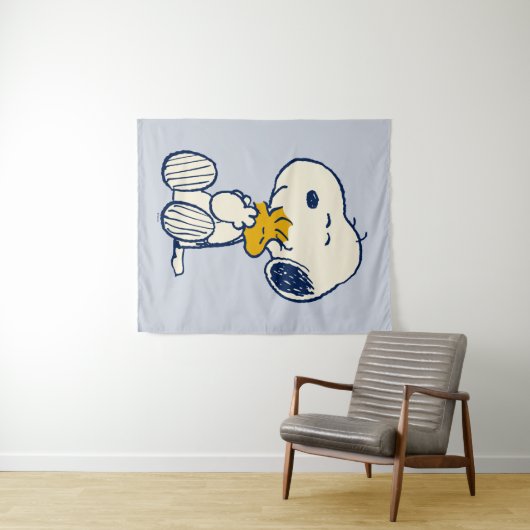 Erdnüsse im Blut Wandteppich (Beispiel (Horizontal))