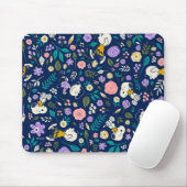Erdnüsse im Blütenmuster Mousepad (Mit Mouse)