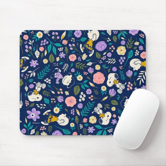 Erdnüsse im Blütenmuster Mousepad (Mit Mouse)