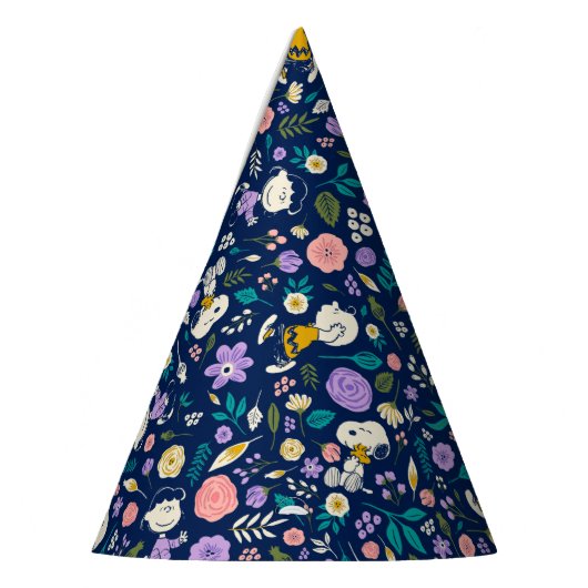 Erdnüsse im Blütenmuster Partyhütchen (Links)