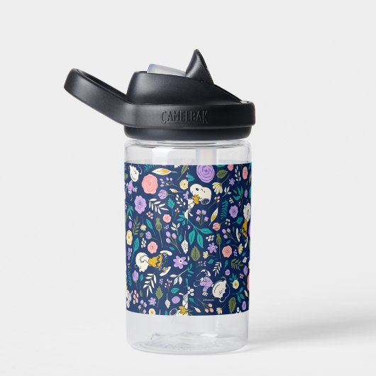 Erdnüsse im Blütenmuster Trinkflasche (rechts)