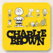Erdnüsse | Immer Charlie Brown Getränkeuntersetzer (Vorderseite)