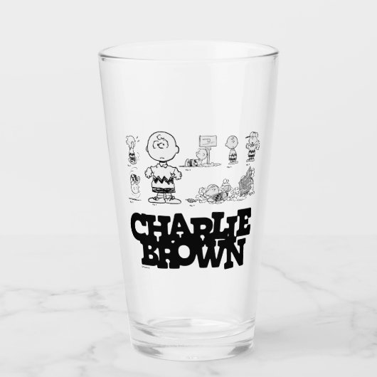 Erdnüsse | Immer Charlie Brown Glas (Vorderseite)