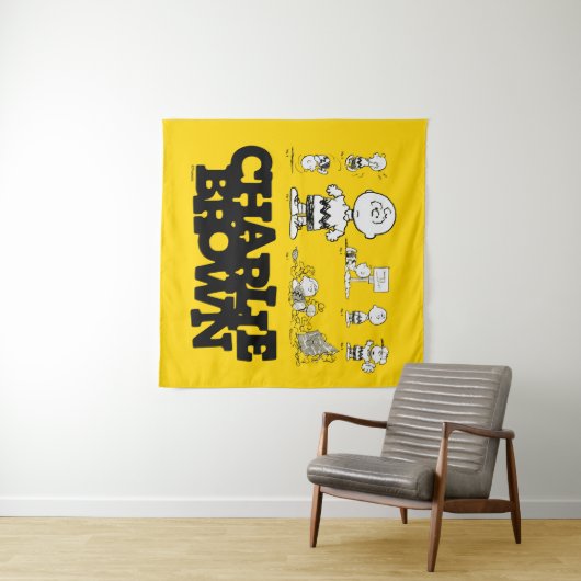 Erdnüsse | Immer Charlie Brown Wandteppich (Beispiel (Horizontal))