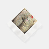 Erdnüsse in Liebe Serviette (Ecke)