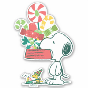 Erdnüsse   Je mehr Merrier Aufkleber