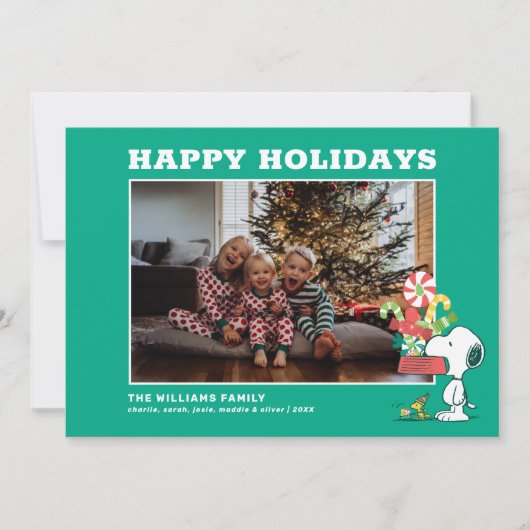 Erdnüsse | Je mehr Merrier Feiertagskarte (Vorderseite)