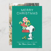 Erdnüsse | Je mehr Merrier Feiertagskarte (Vorne/Hinten)