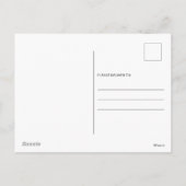 Erdnüsse | Je mehr Merrier Feiertagspostkarte (Rückseite)