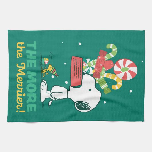 Erdnüsse | Je mehr Merrier Geschirrtuch (Horizontal)