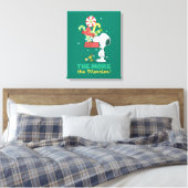 Erdnüsse | Je mehr Merrier Leinwanddruck (Insitu (Schlafzimmer))