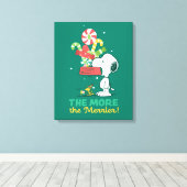 Erdnüsse | Je mehr Merrier Leinwanddruck (Insitu (Holzboden))