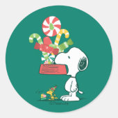 Erdnüsse | Je mehr Merrier Runder Aufkleber (Vorderseite)