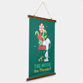 Erdnüsse | Je mehr Merrier Wandteppich Mit Holzrahmen (Gewinkelt)