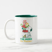 Erdnüsse | Je mehr Merrier Zweifarbige Tasse (Links)