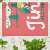 Erdnüsse | Jingle All The Way Geschirrtuch (Gefaltet)