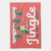 Erdnüsse | Jingle All The Way Geschirrtuch (Vertikal)