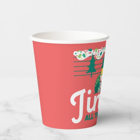 Erdnüsse | Jingle All The Way Pappbecher (Vorderseite)