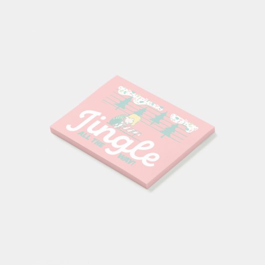 Erdnüsse | Jingle All The Way Post-it Klebezettel (angewinkelt)