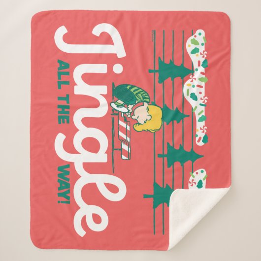 Erdnüsse | Jingle All The Way Sherpadecke (Vorderseite)