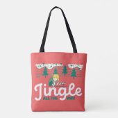 Erdnüsse | Jingle All The Way Tasche (Rückseite)