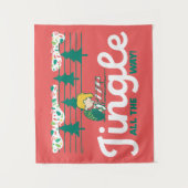 Erdnüsse | Jingle All The Way Wandteppich (Vorderseite)