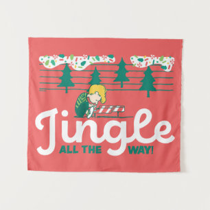 Erdnüsse Jingle All The Way Wandteppich