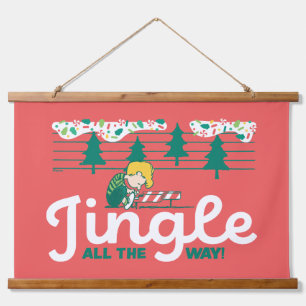 Erdnüsse Jingle All The Way Wandteppich Mit Holzrahmen