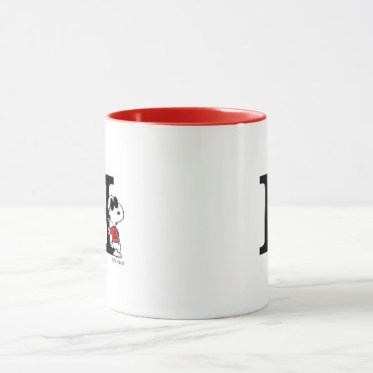 Erdnüsse | "Joe Cool" Stehend | Monogramm H Tasse (Zentrum)