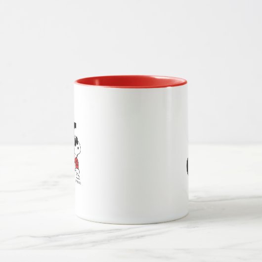 Erdnüsse | "Joe Cool" Stehend | Monogramm J Tasse (Zentrum)