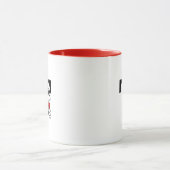 Erdnüsse | "Joe Cool" Stehend | Monogramm T Tasse (Zentrum)