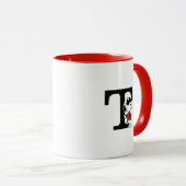 Erdnüsse | "Joe Cool" Stehend | Monogramm T Tasse (VorderseiteRechts)