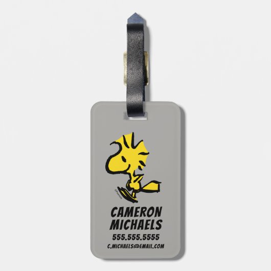 Erdnüsse | Jumping Gepäckanhänger (Rückseite vertikal)