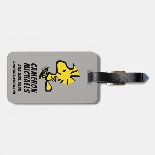 Erdnüsse | Jumping Gepäckanhänger (Rückseite horizontal)