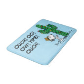 Erdnüsse | Kakteen Holiday Badematte (Schrägansicht)