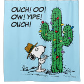 Erdnüsse | Kakteen Holiday Duschvorhang (Vorderseite)