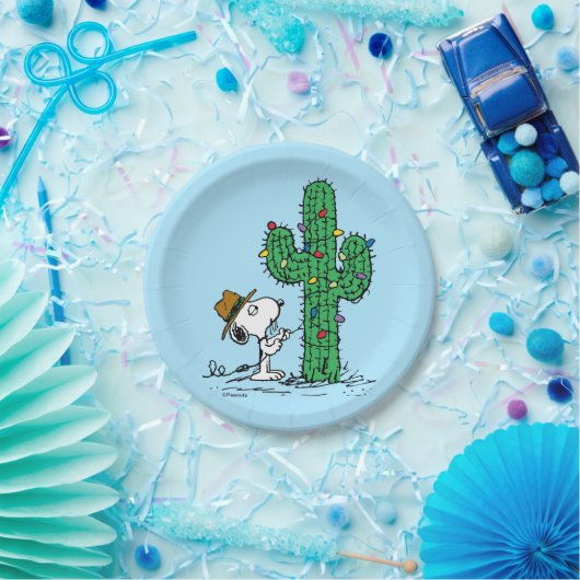 Erdnüsse | Kakteen Holiday Pappteller (Party)