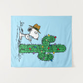 Erdnüsse | Kakteen Holiday Wandteppich (Vorderseite (Horizontal))