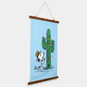 Erdnüsse | Kakteen Holiday Wandteppich Mit Holzrahmen (Gewinkelt)