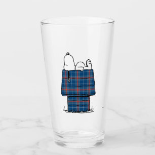 Erdnüsse Karierte Flannel Ferienhaus Hunde Snoop Glas