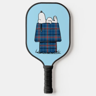 Erdnüsse Karierte Flannel Ferienhaus Hunde Snoop Pickleball Schläger