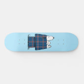 Erdnüsse | Karierte Flannel Ferienhaus Hunde Snoop Skateboard (Horizontal)