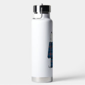 Erdnüsse | Karierte Flannel Ferienhaus Hunde Snoop Trinkflasche (rechts)