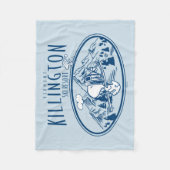 Erdnüsse | Killington Ski Resort Vermont Fleecedecke (Vorderseite)