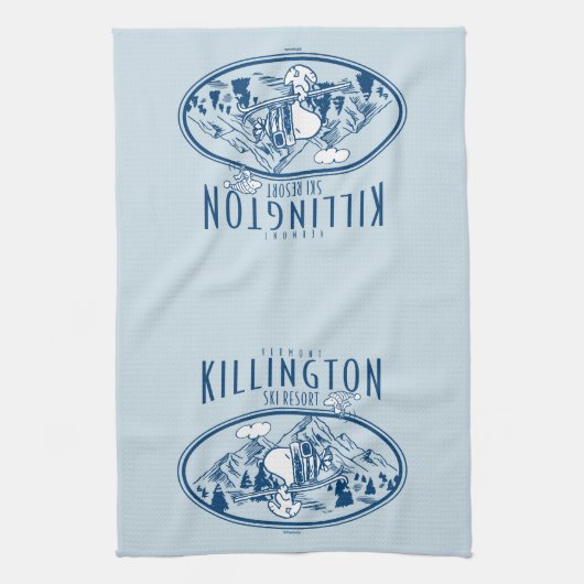 Erdnüsse | Killington Ski Resort Vermont Geschirrtuch (Vertikal)