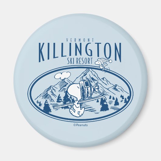 Erdnüsse | Killington Ski Resort Vermont Magnet (Vorne)