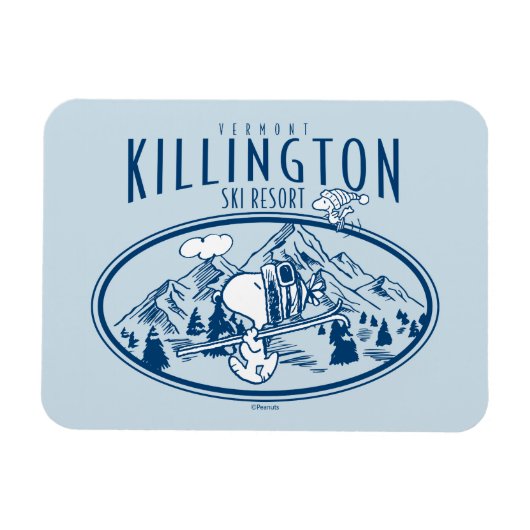 Erdnüsse | Killington Ski Resort Vermont Magnet (Horizontal)