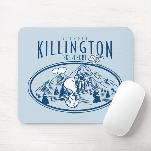 Erdnüsse | Killington Ski Resort Vermont Mousepad (Mit Mouse)