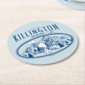 Erdnüsse | Killington Ski Resort Vermont Runder Pappuntersetzer (Angewinkelt)