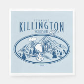 Erdnüsse | Killington Ski Resort Vermont Serviette (Vorderseite)